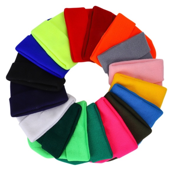 Forest Green Beanie Took Winter Hat Ski Hat New One Size - Picture 3 of 3